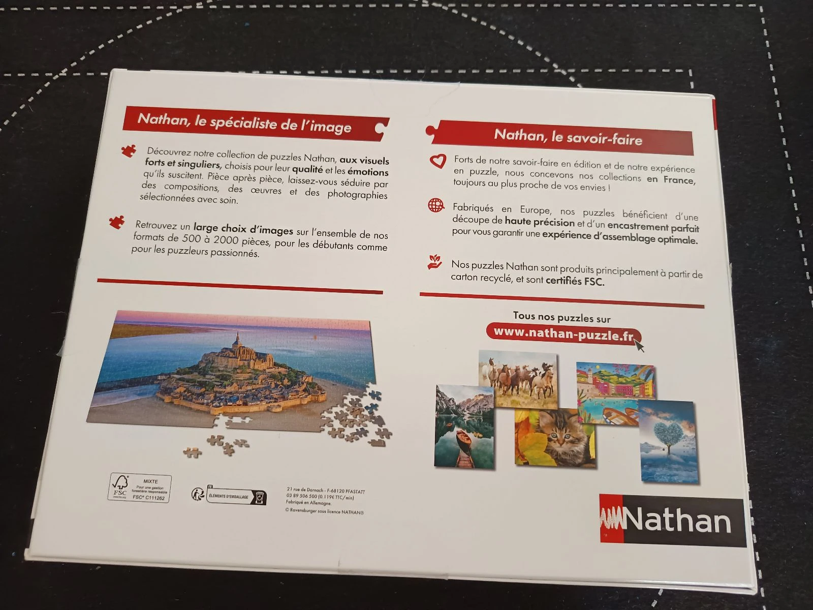 Puzzle NATHAN 1000 esquimau/ inuit – photo 6